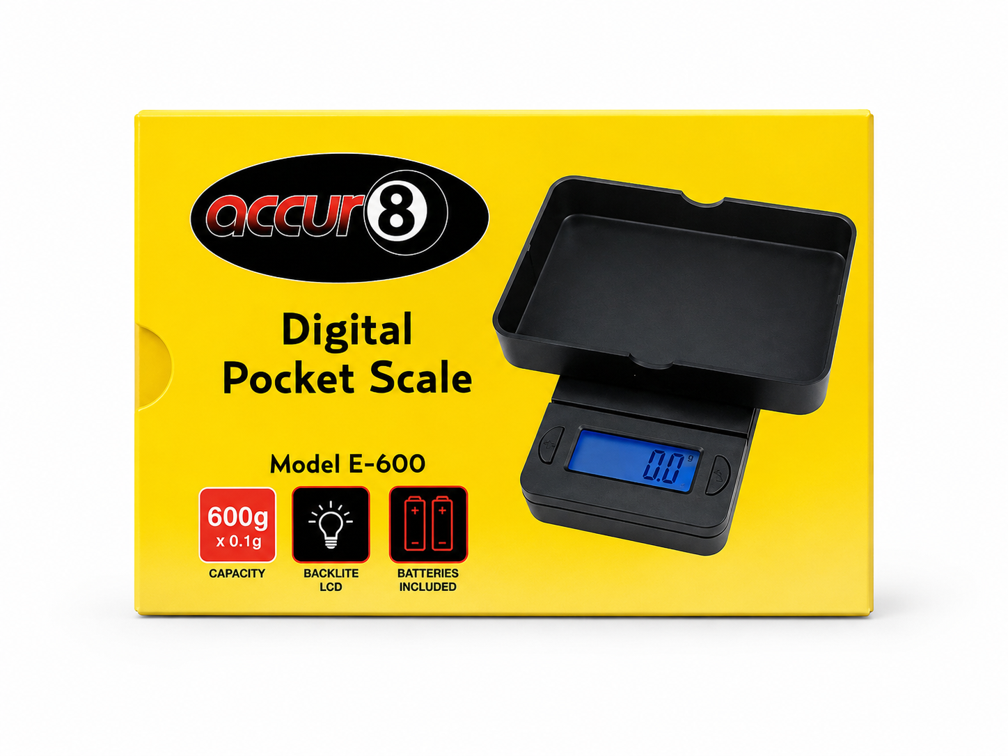 Accur8 Mini Digital Scale 100g/0.01g 3.5in