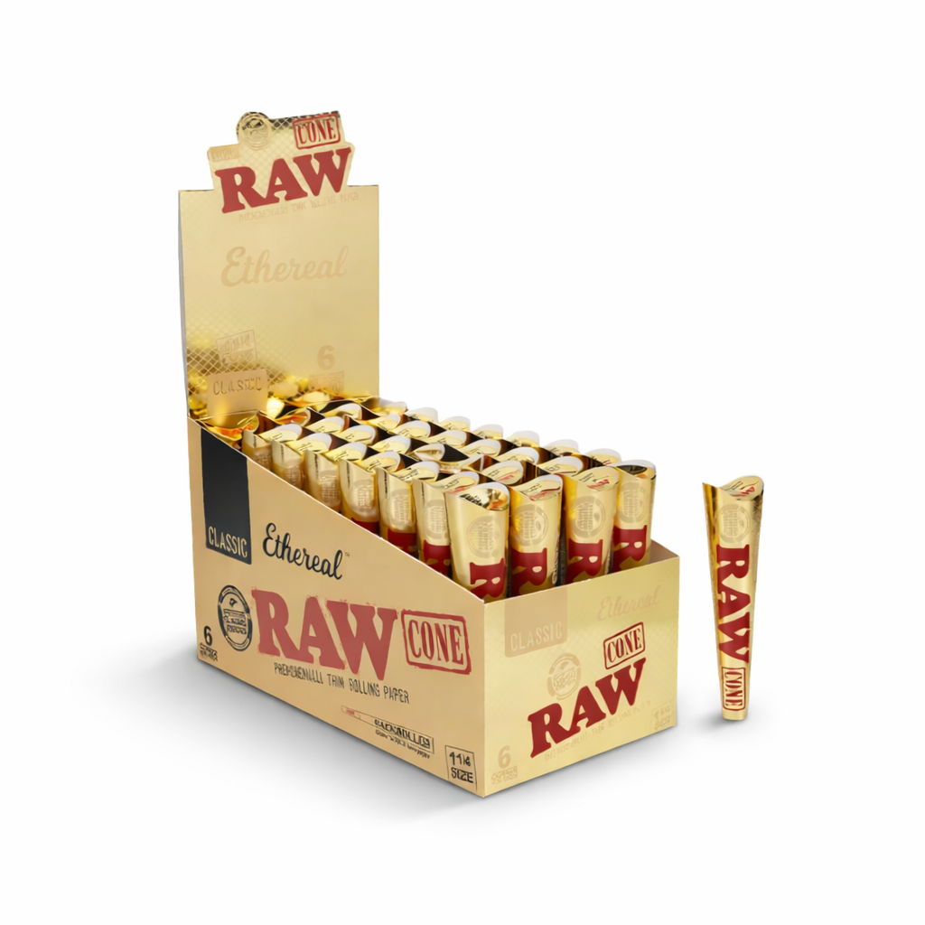 RAW ETHEREAL CONES 1 1/4 SIZE