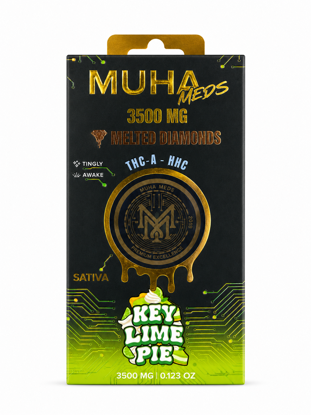Muha Meds Key Lime Pie Sativa 3.5G Disposable