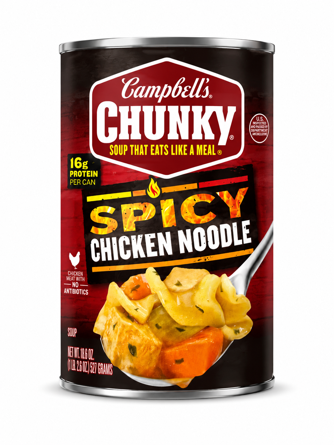 Campbells Chunky Spicy Chicken Noodle Soup 18.6oz