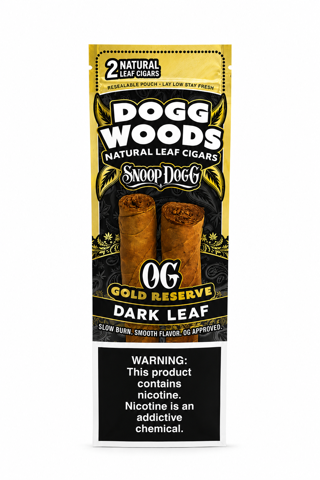 Dogg Wood Dark Leaf 2pk