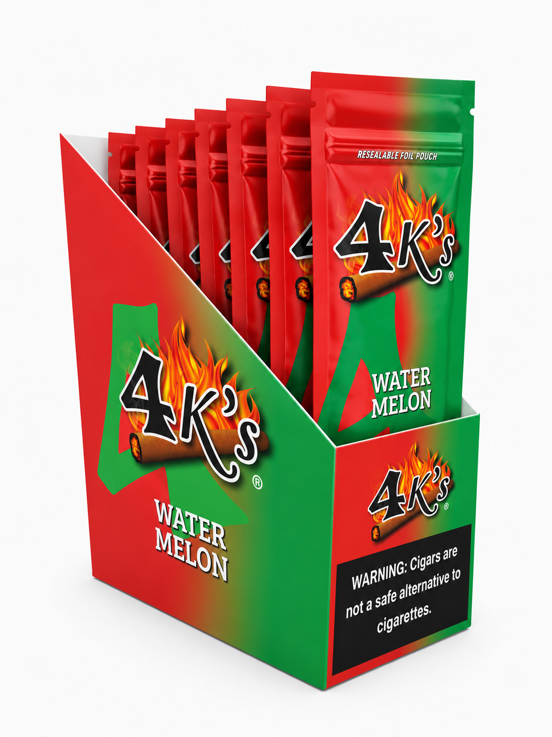 4K’s Cigar Watermelon 4PK Box of 15 Pack