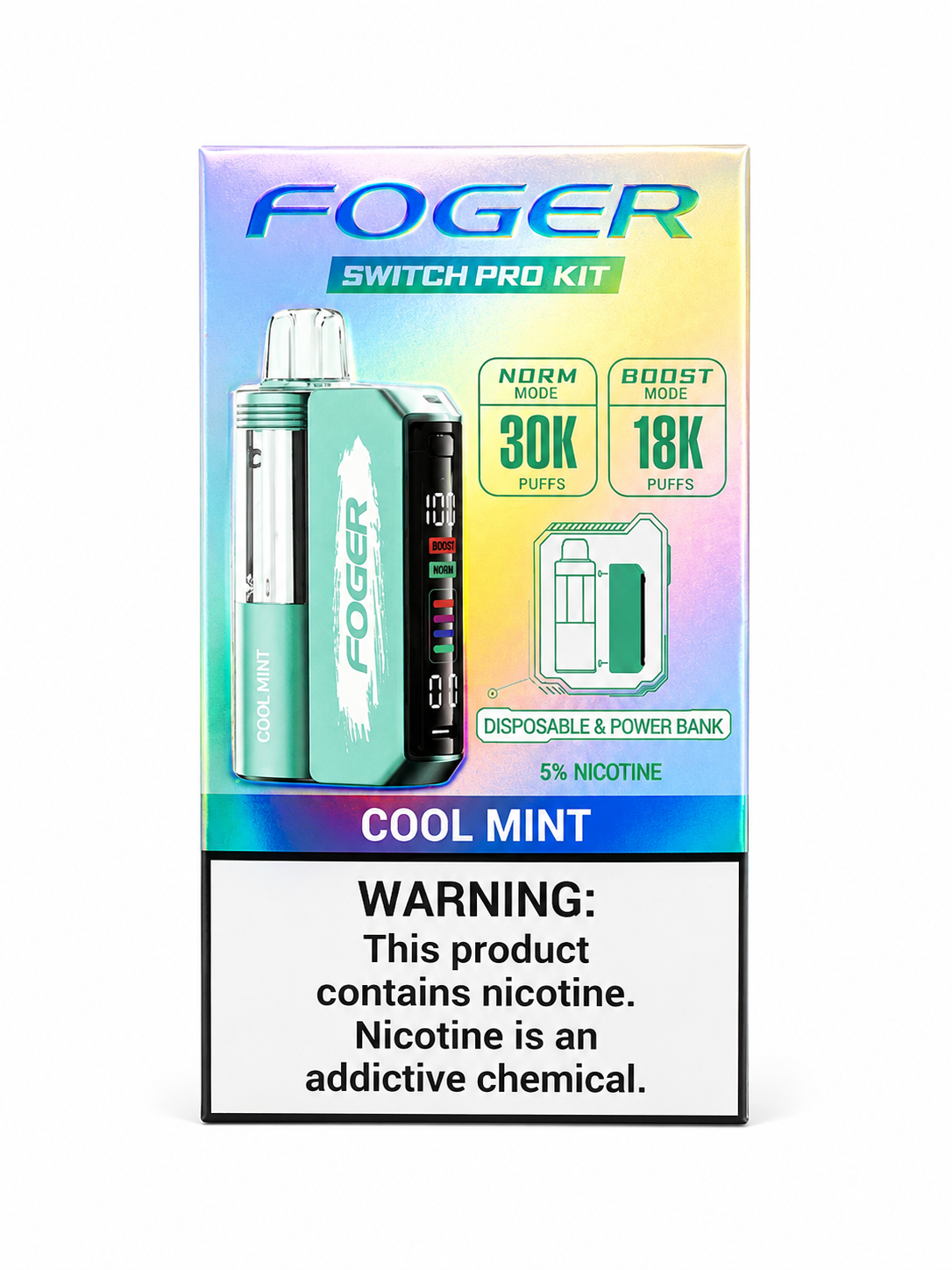 Foger Switch Pod 30K Cool Mint