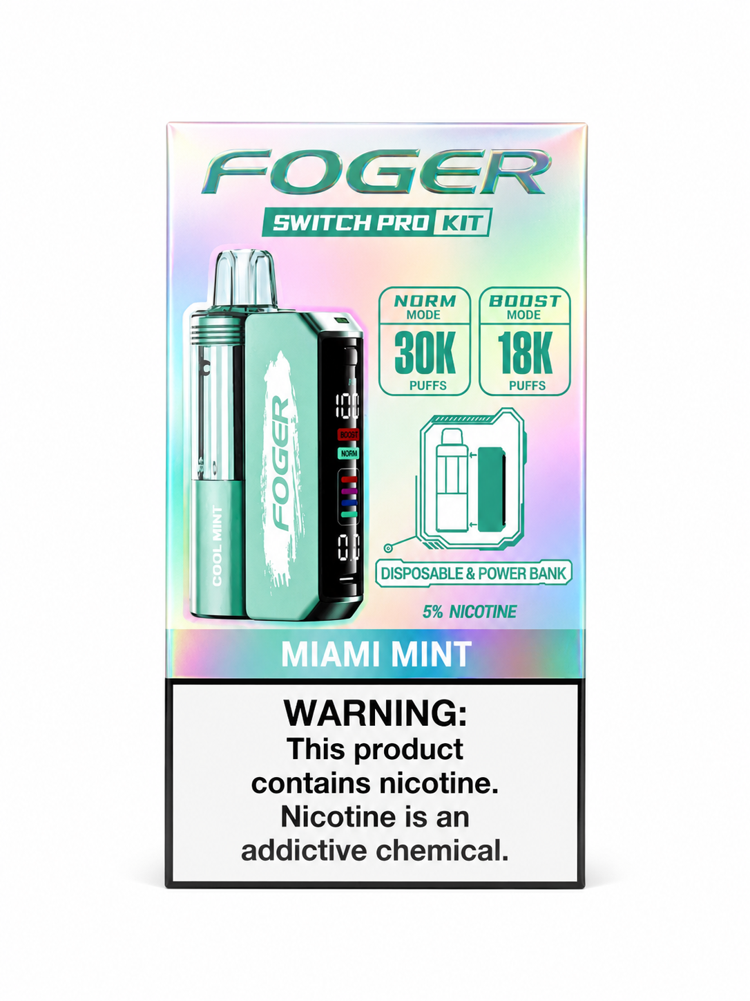 Foger Switch Pod 30K Miami Mint