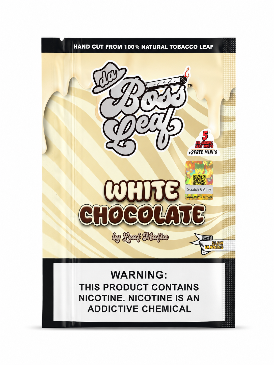 Da boss Leaf White Chocolate 5PK