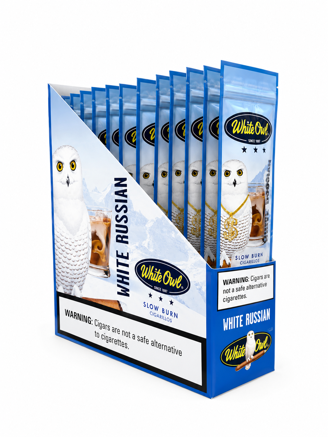 White Owl White Russian 2pk Box of 15 Pack