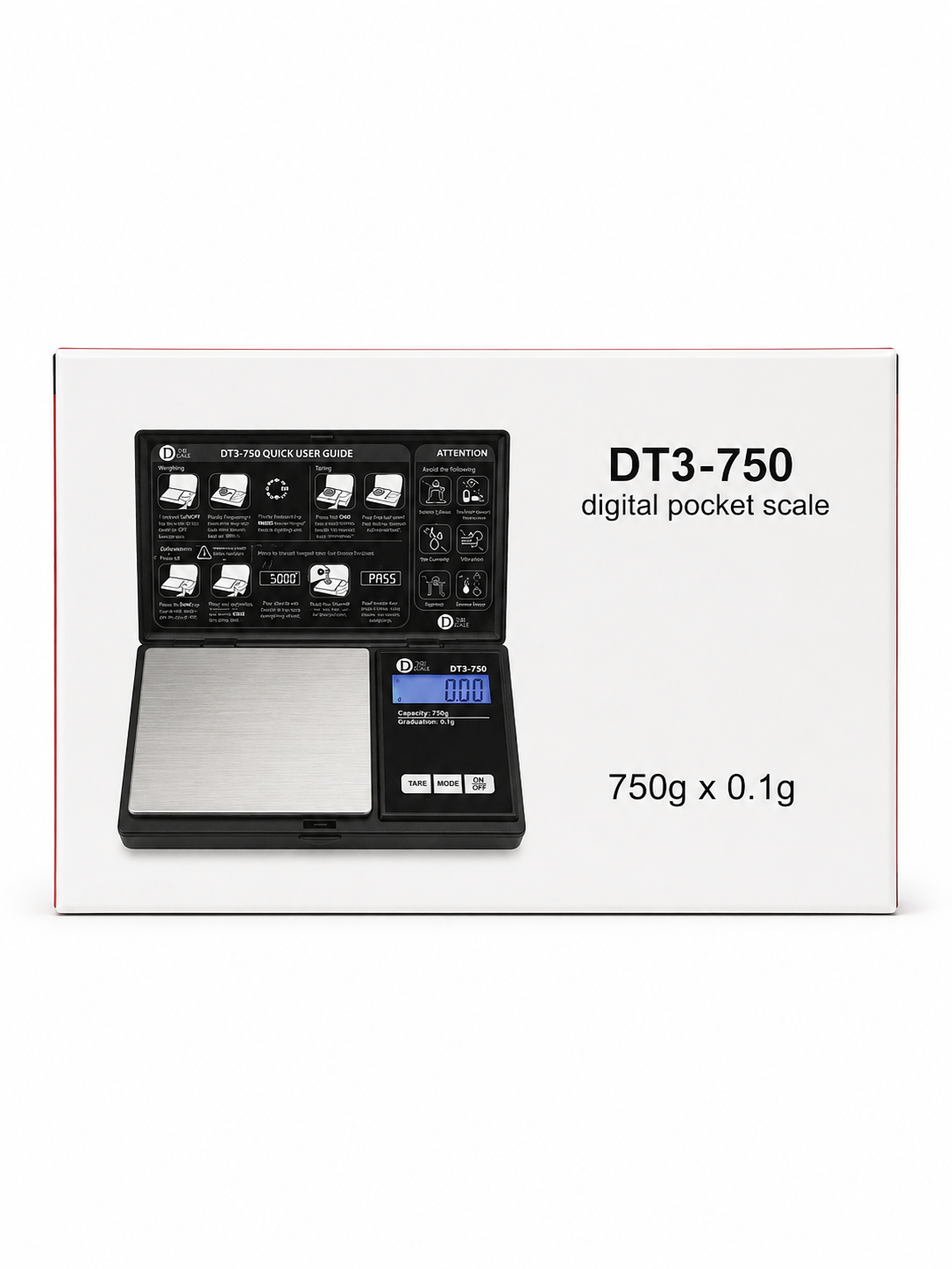 DT3 Digital Scale 750g/0.1g 5in