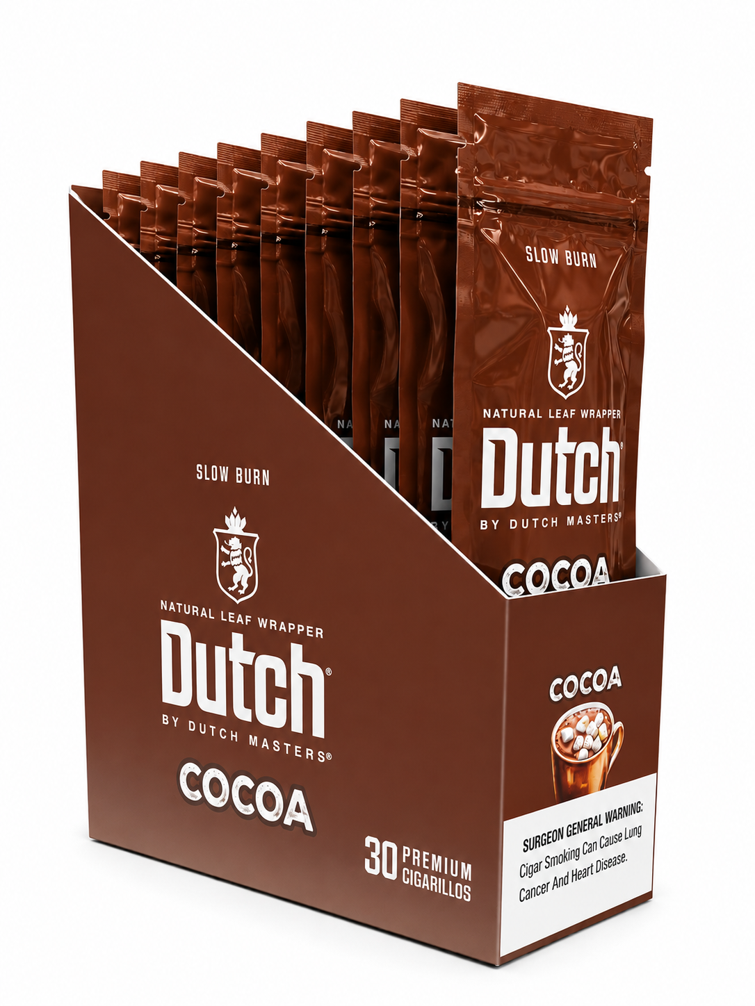 Dutch Cigar Cocoa 2PK Box of 15 Pack
