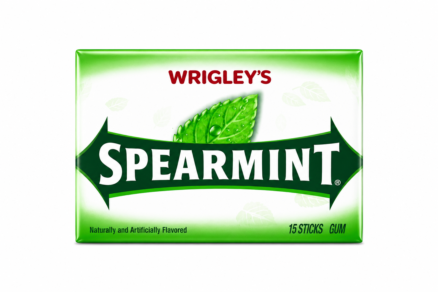 WRIGLEY'S SPEARMINT Chewing Gum 15 Stick