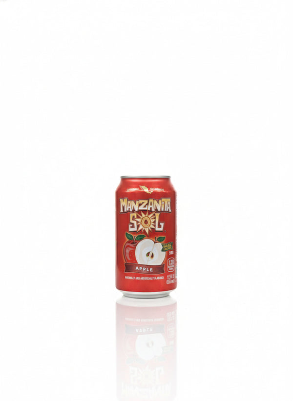 Manzanita Sol Apple Soda, 12 oz Can