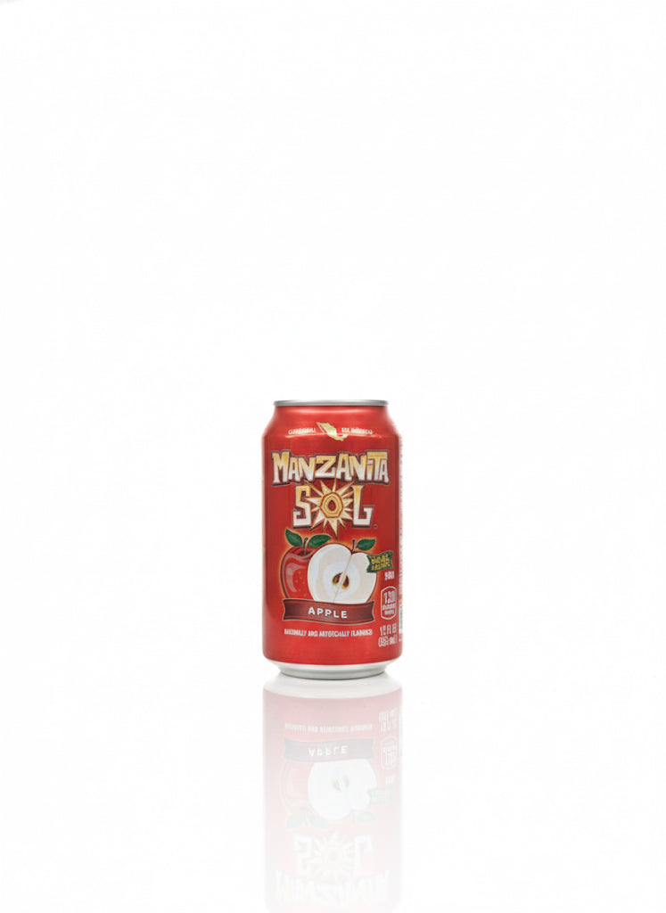 Manzanita Sol Apple Soda, 12 oz Can