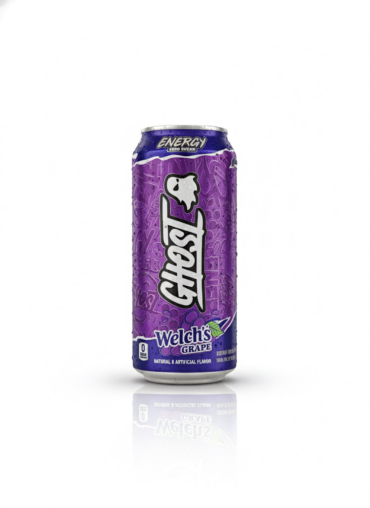 Ghost Energy Zero Sugars Energy Drink, Welch’s Grape 16 oz