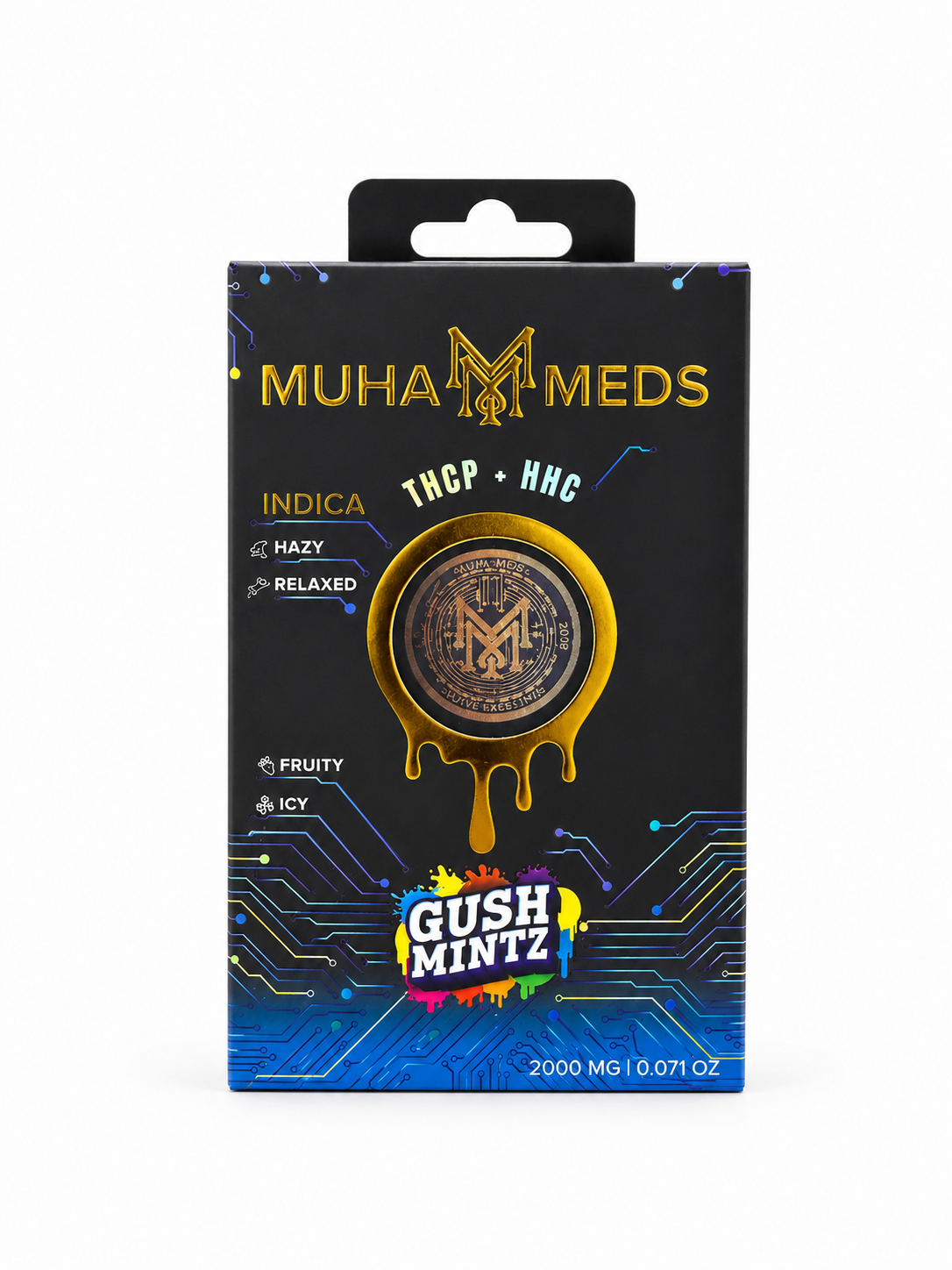 Muha Meds Gush Mintz Indica 2G Cartridge