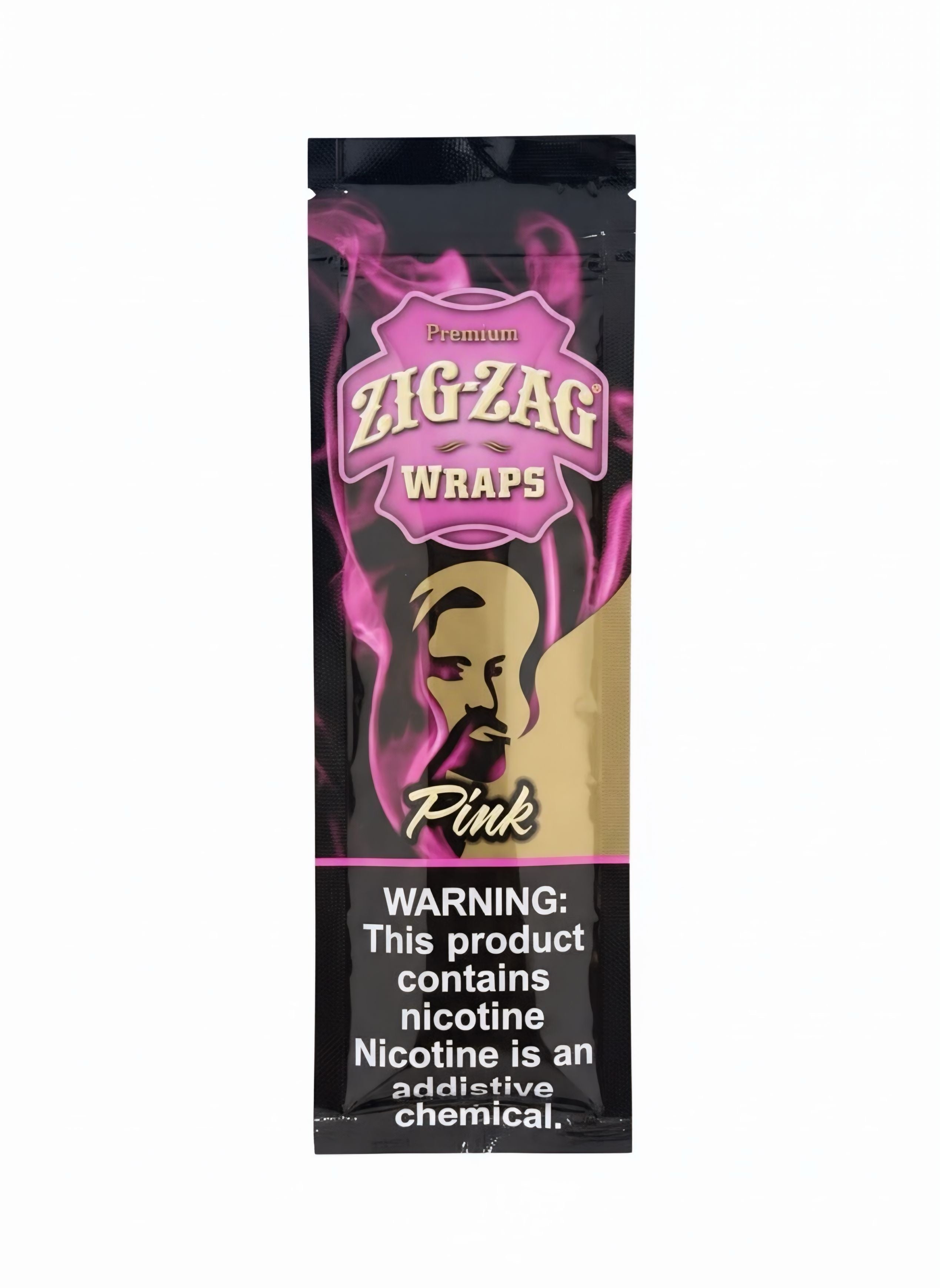 Zig Zag Wrap Pink Rillo Size 4PK