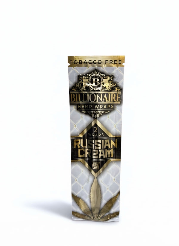 Billionaire Hemp Wrape Russian Cream 2PK