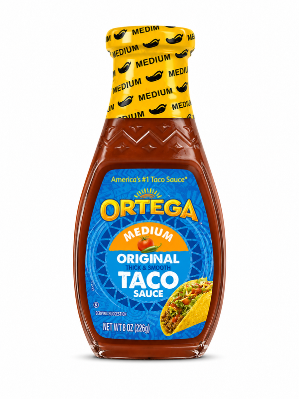 Ortega Original Taco Sauce, Medium 8oz
