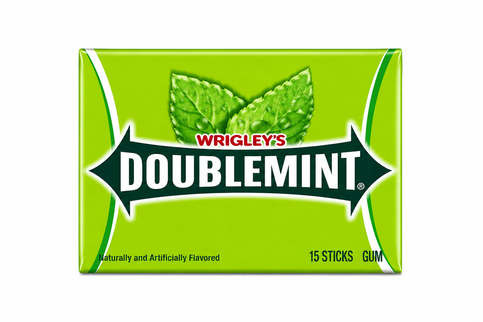 WRIGLEY'S Doublemint Chewing Gum 15 Stick