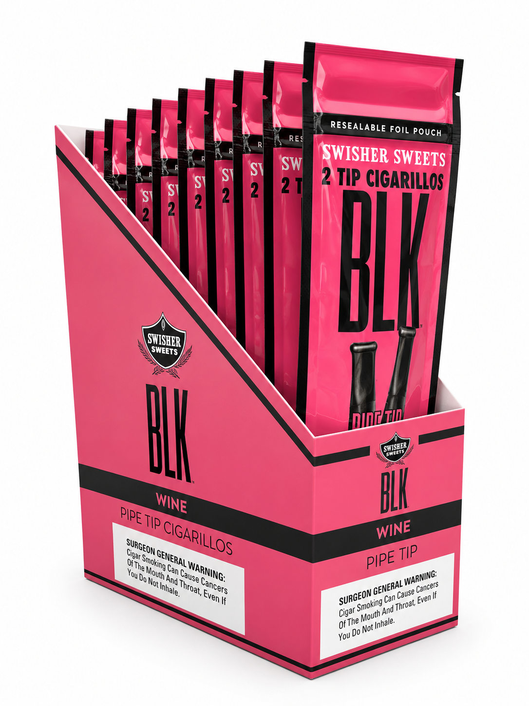 Swisher Sweet BLK Wine 2PK Box of 15 Pack