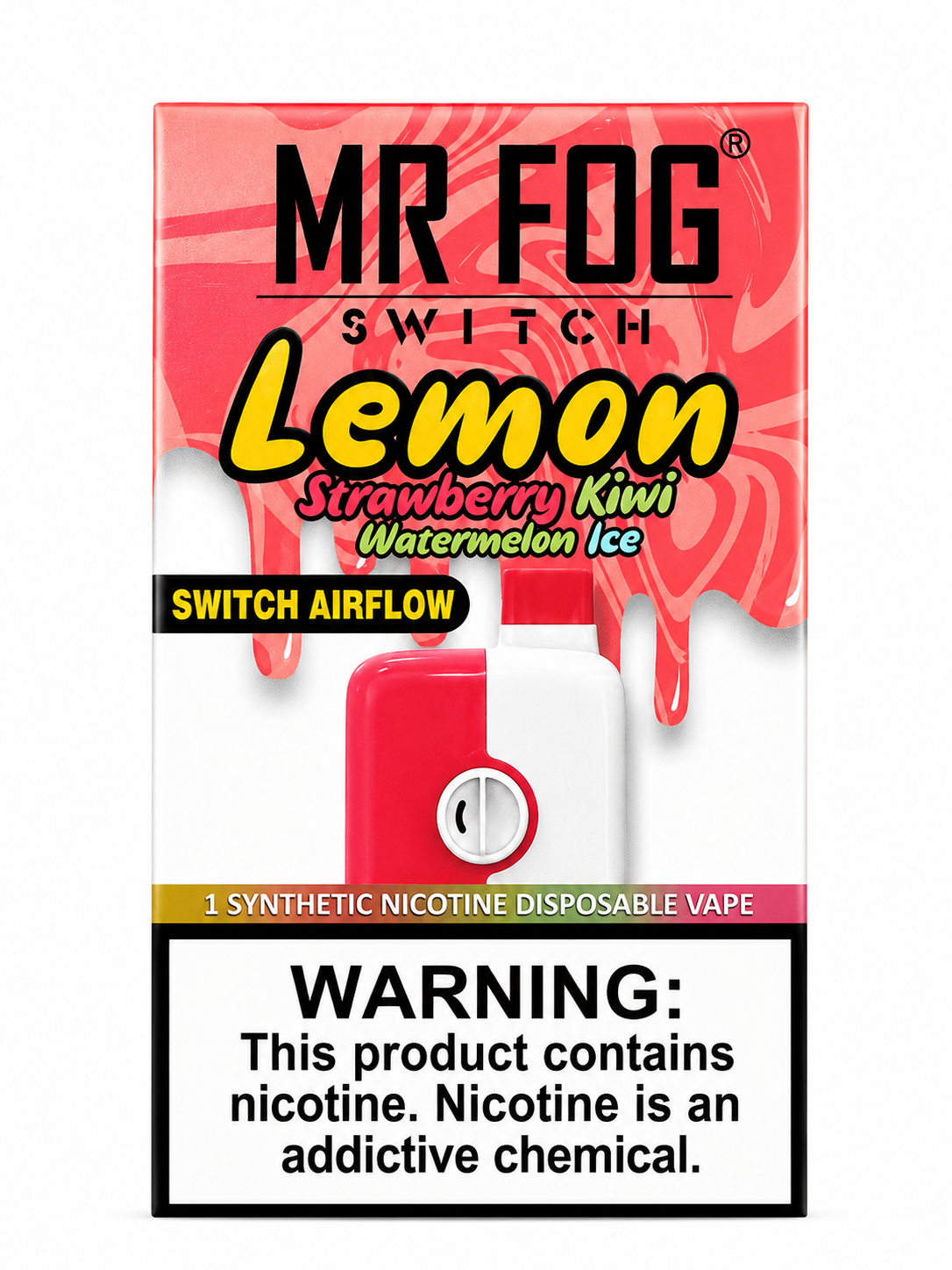 Mr Fog 5500 Lemon Strawberry Kiwi Watermelon Ice
