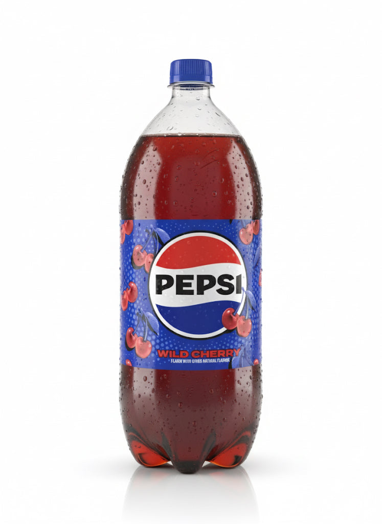 Pepsi Cola Wild Cherry Soda Pop, 2 Liter