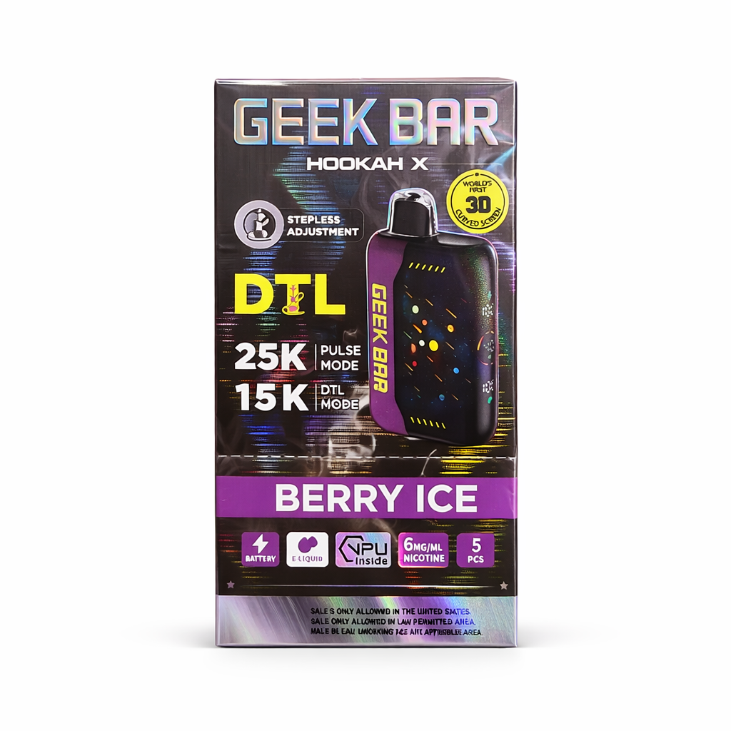 Geek Bar Hookah X 25K Berry Ice