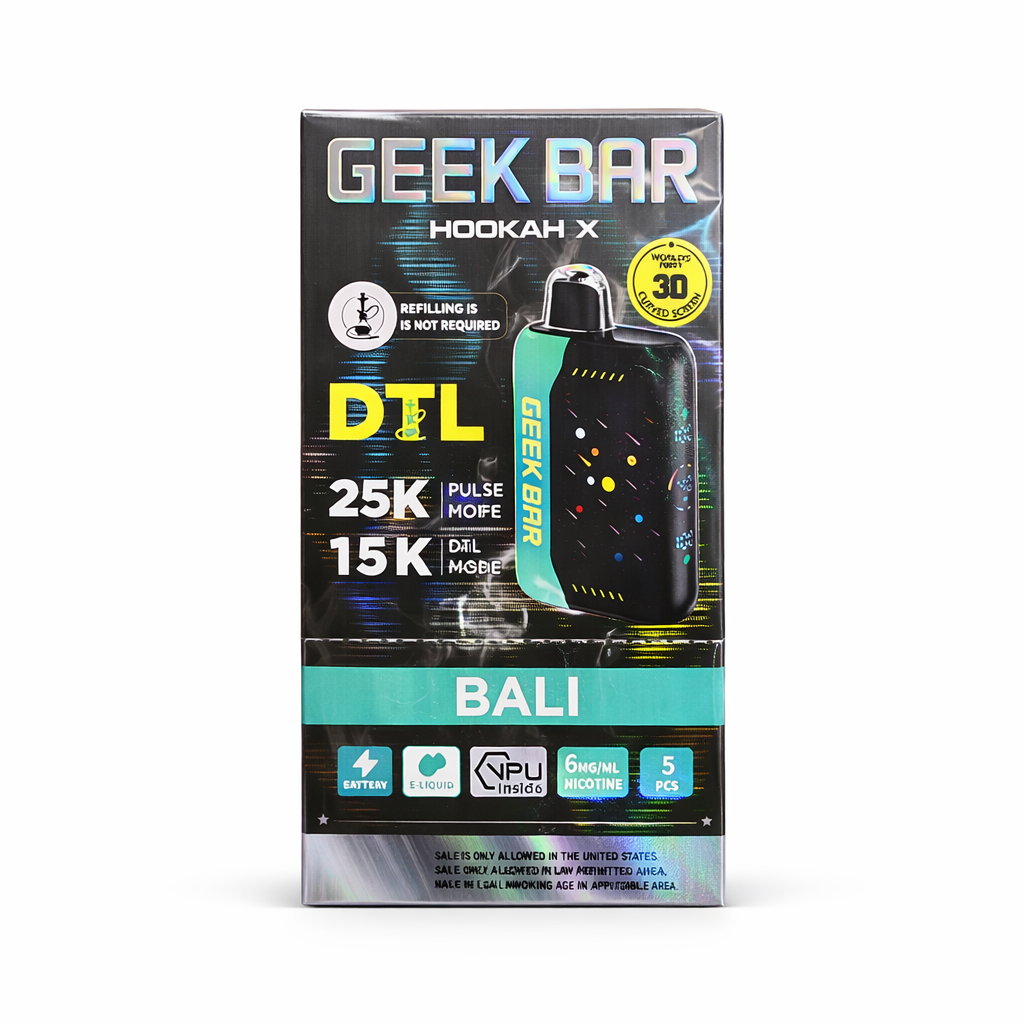 Geek Bar Hookah X 25K Bali