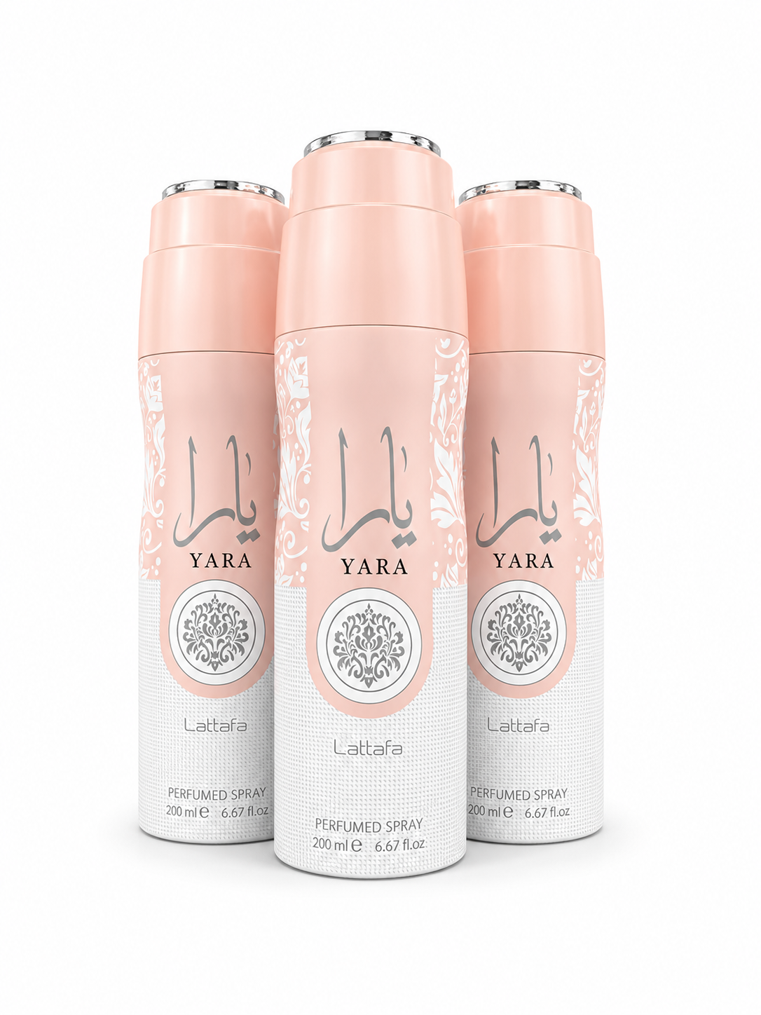 Lattafa Yara Pink Perfumed Body Spray 6.7 Oz (200 ml)