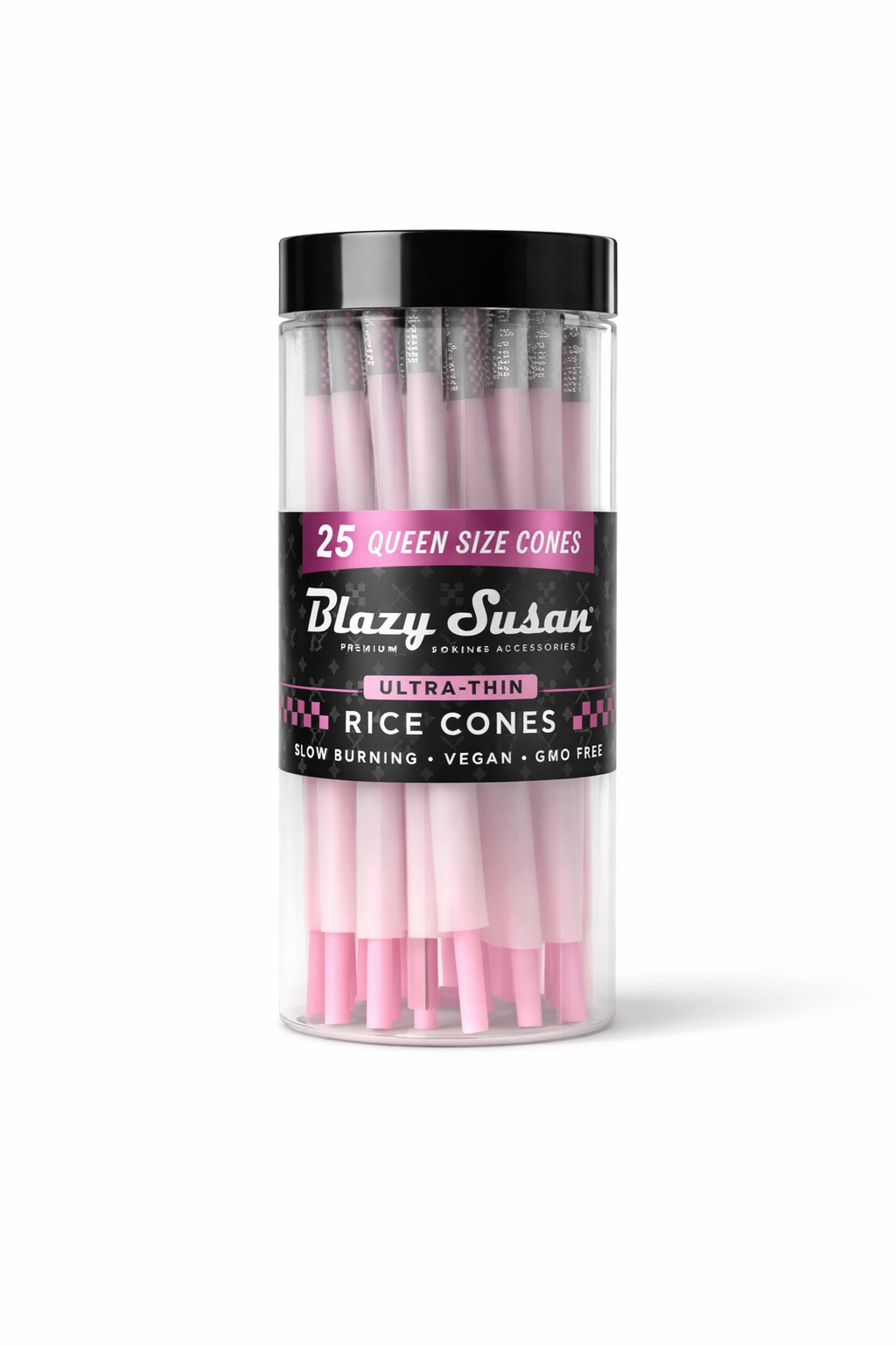 Blazy Susan Ultra Thin Rice Cones 25 Queen Size Jar