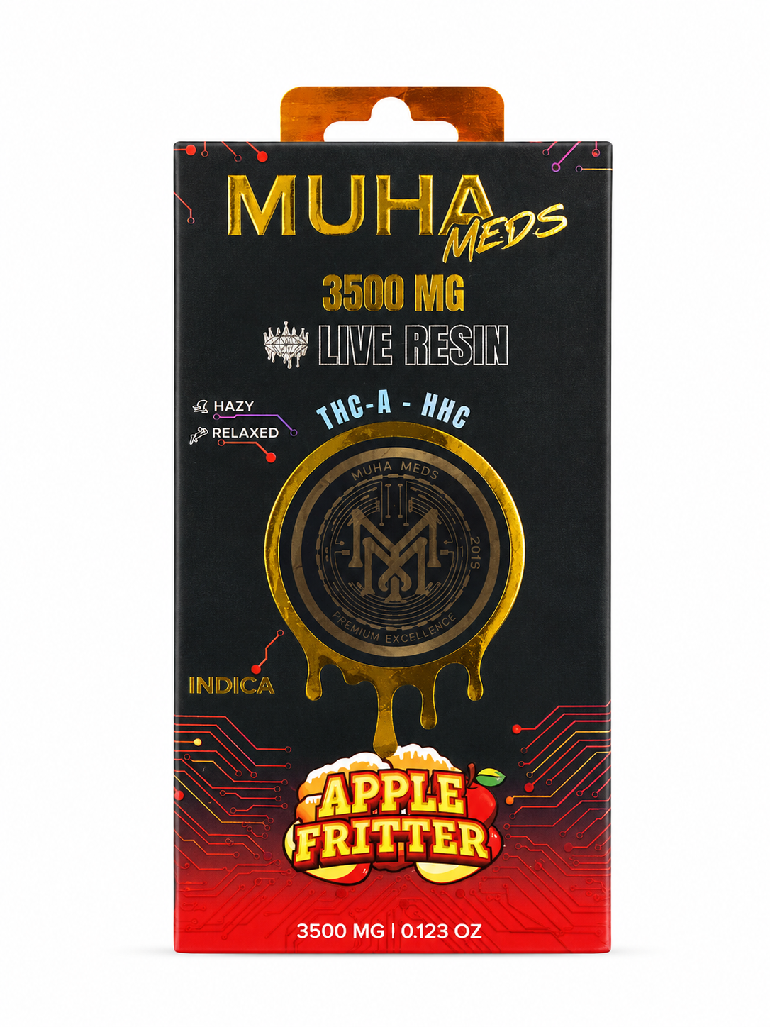 Muha Meds Apple Fritter Indica 3.5G Disposable