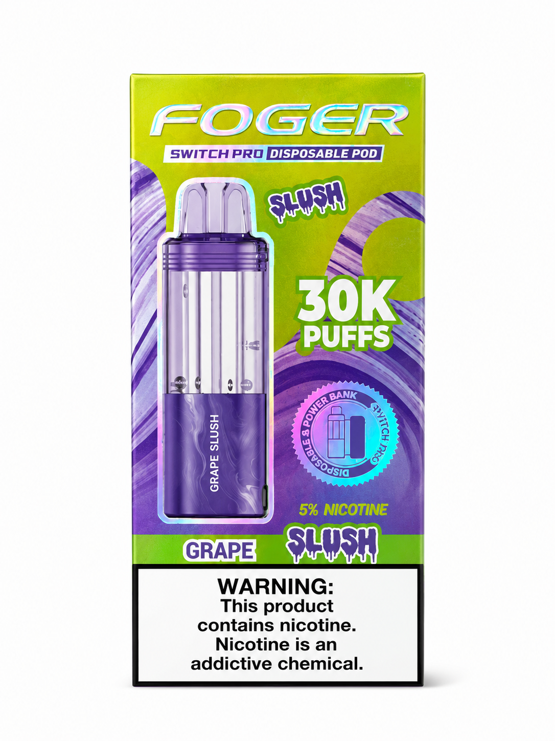 Foger Pod 30K Grape Slush
