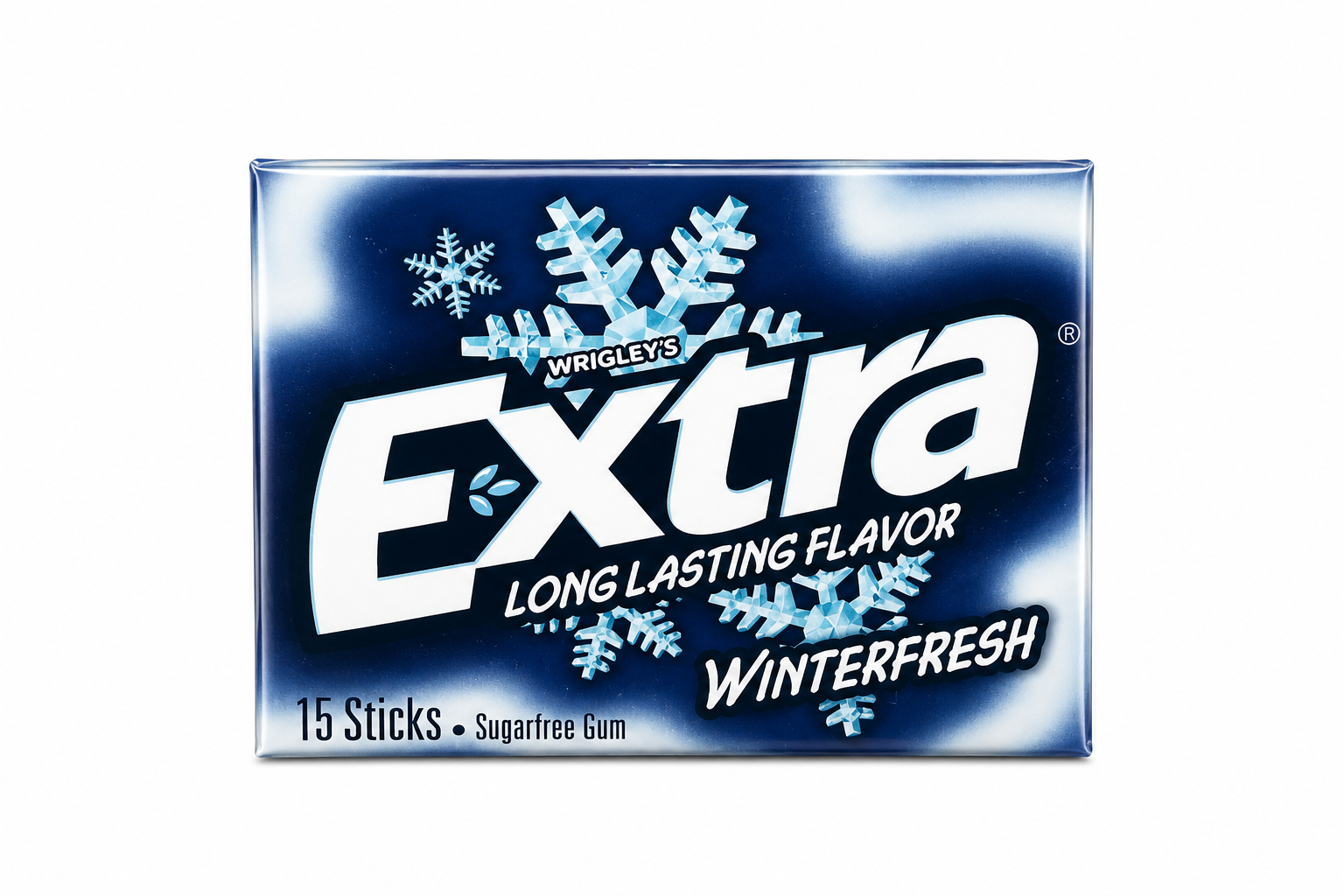 Extra Gum Wintergreen Sugar Free Chewing Gum Single Pack, 15 pc