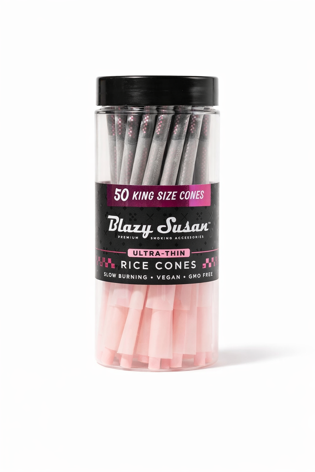 Blazy Susan Ultra Thin Rice Cones 50 King Size Jar