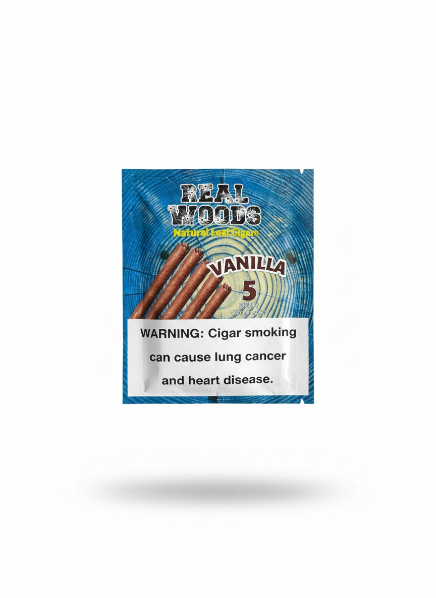 Real Wood Cigar Vanilla 5PK