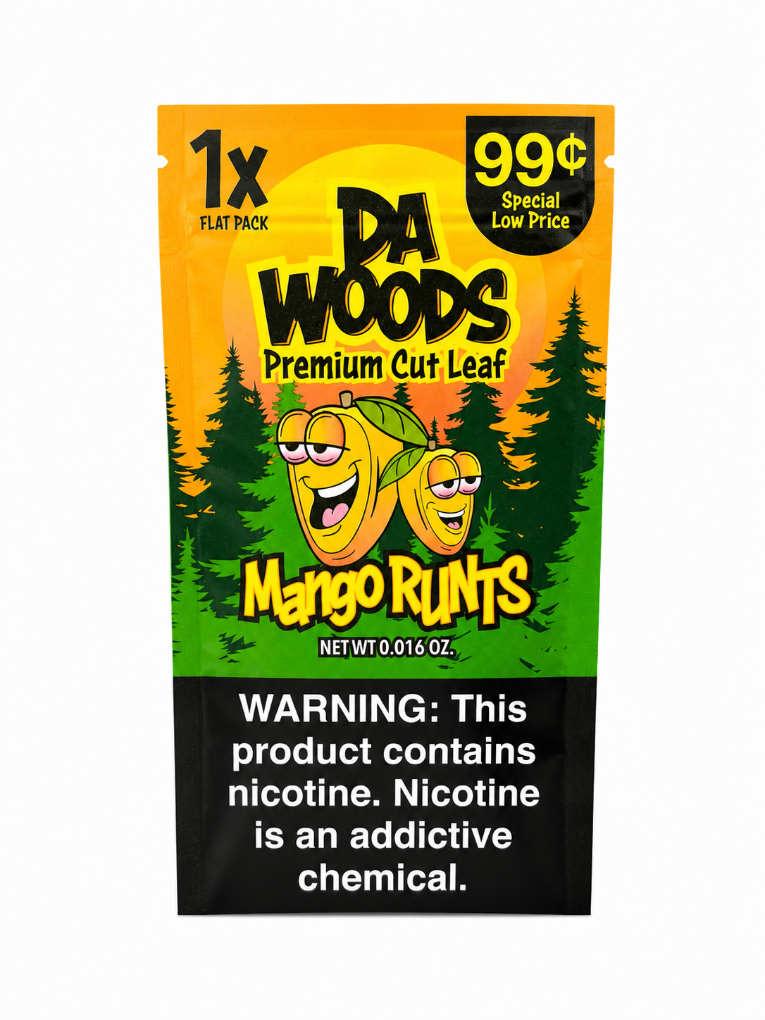 Da Woods Premium Cut Leaf Mango Runts 1pk