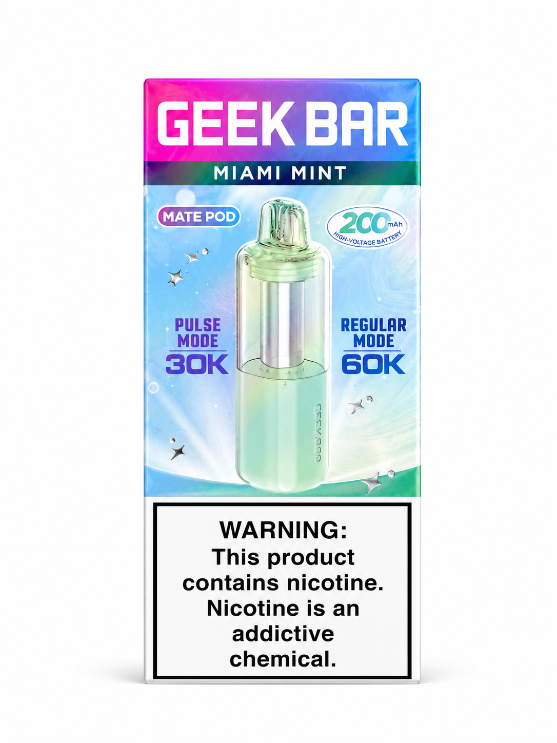Geek Bar Pod Only 60K Miami Mint