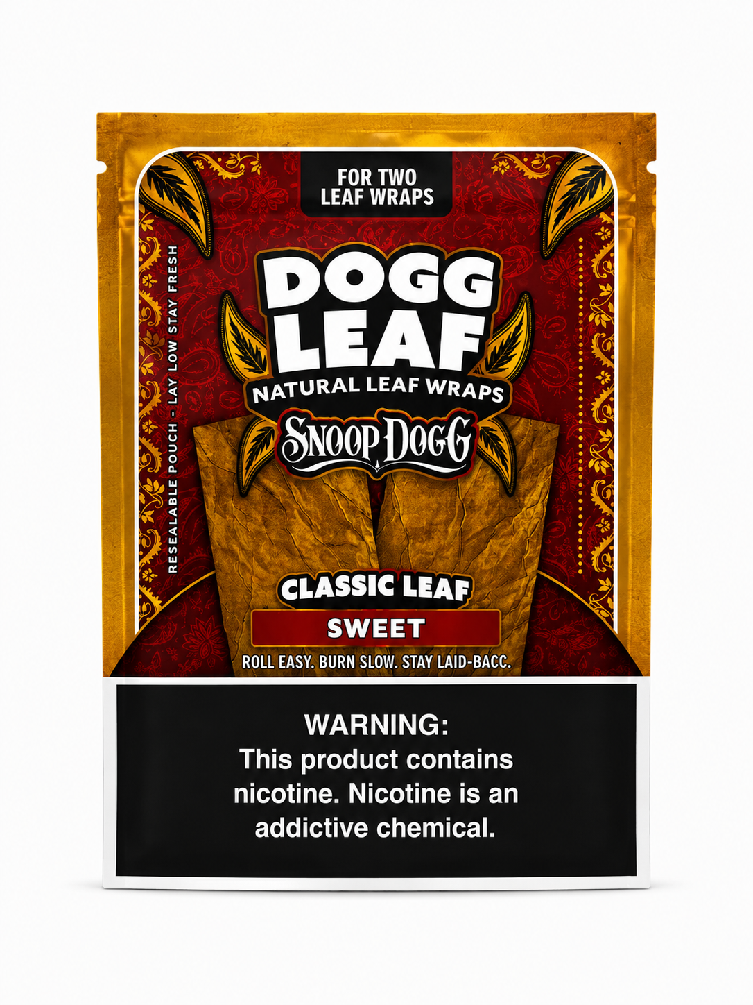 Dogg Leaf Sweet Natural Leaf Wraps 2pk