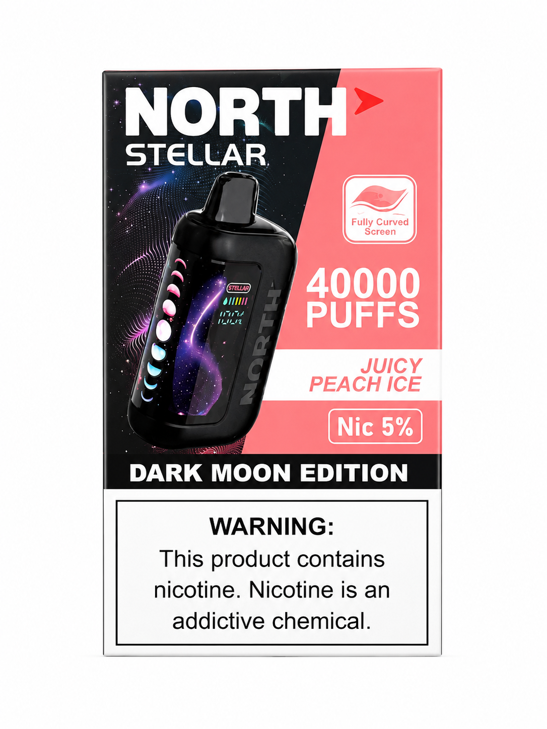 North Stellar 40K Juicy Peach Ice