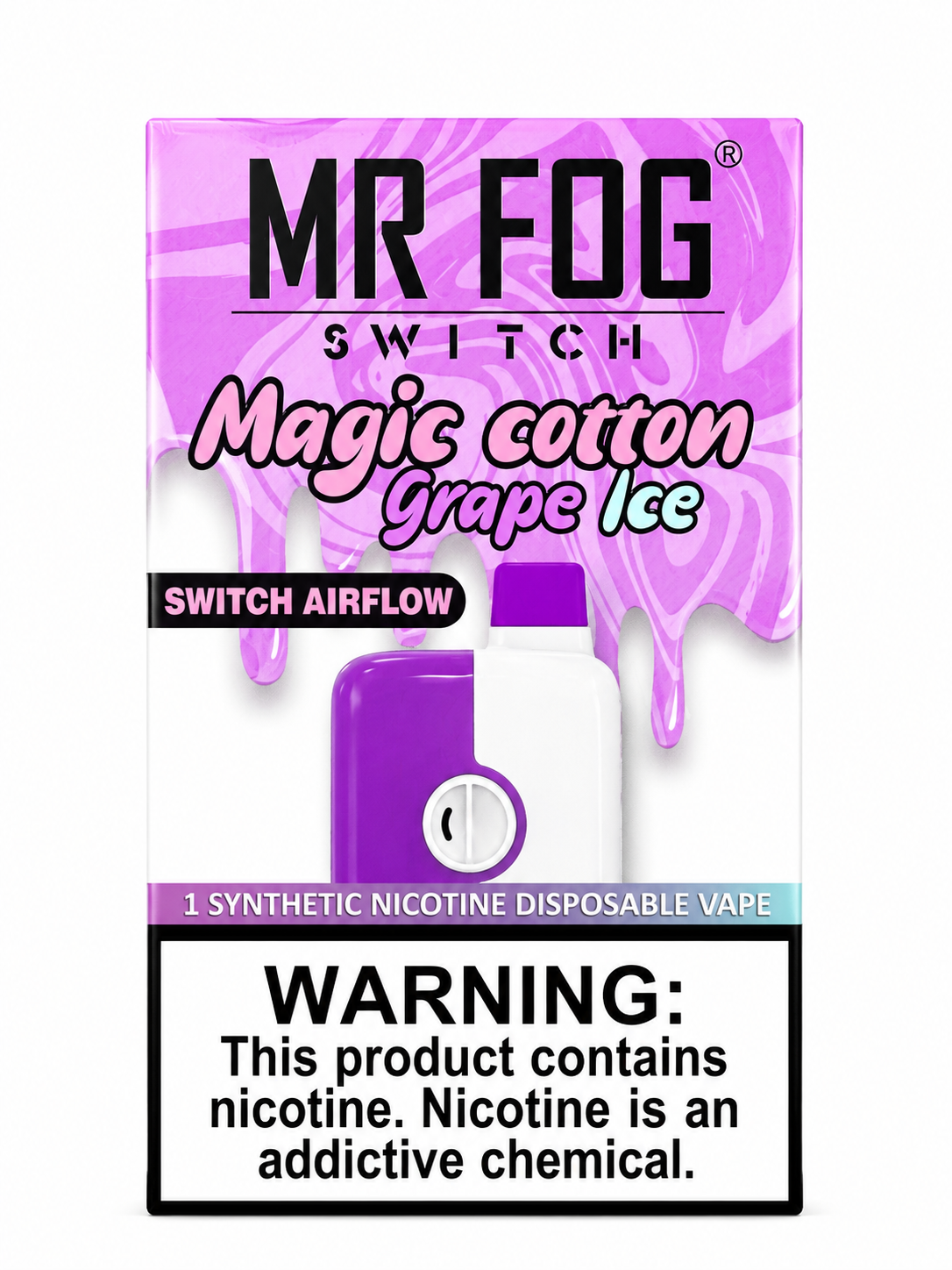 Mr Fog 5500 Magic Cotton Grape Ice