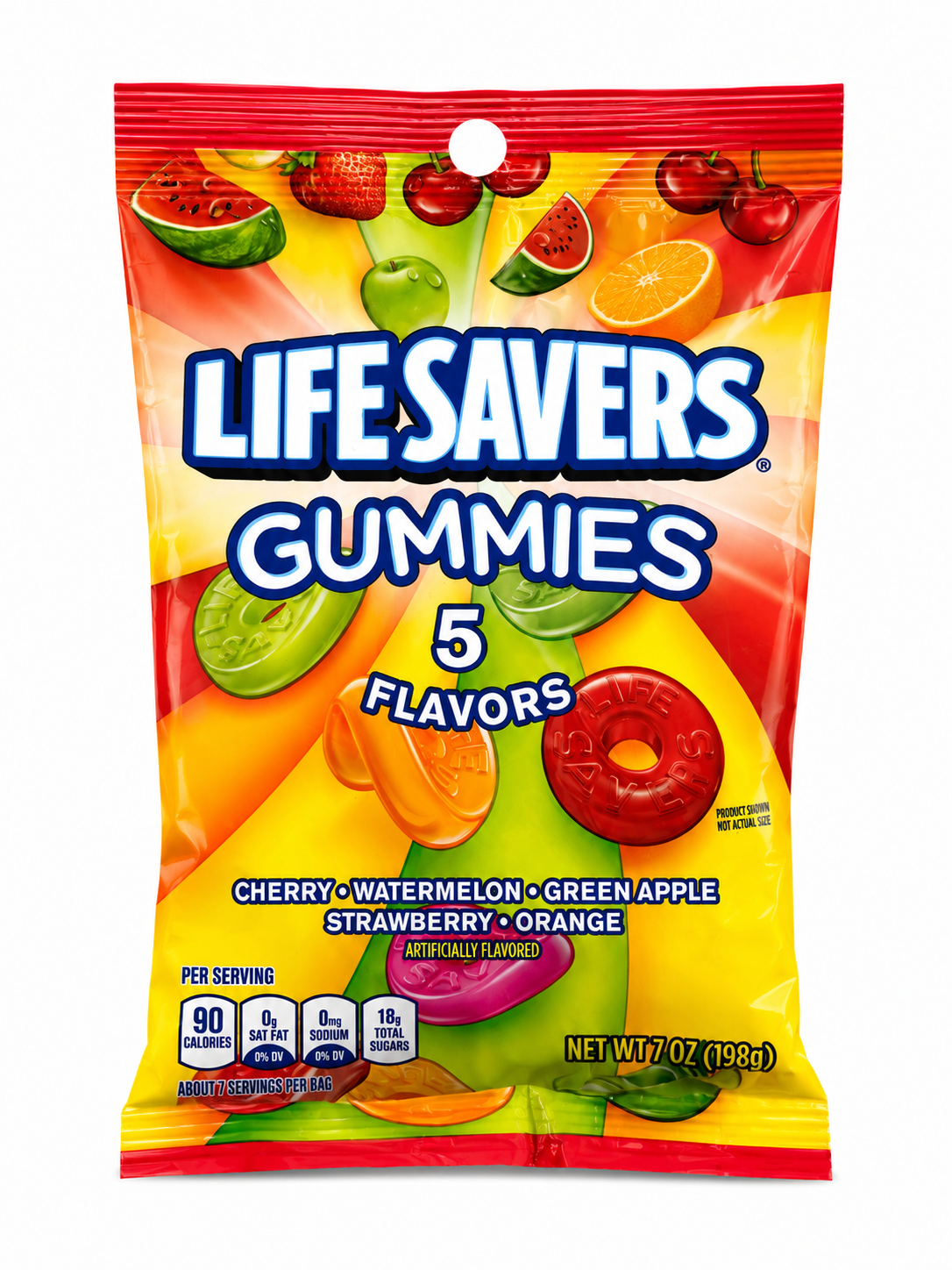 Life Savers 5 Flavors Gummy Candy, Sharing Size