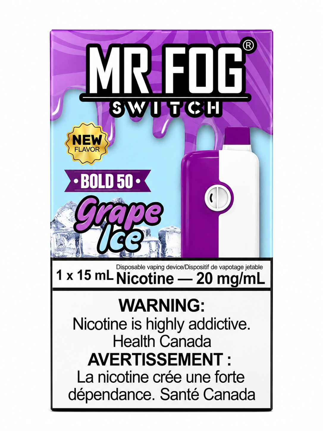 Mr Fog 5500 Grape Ice