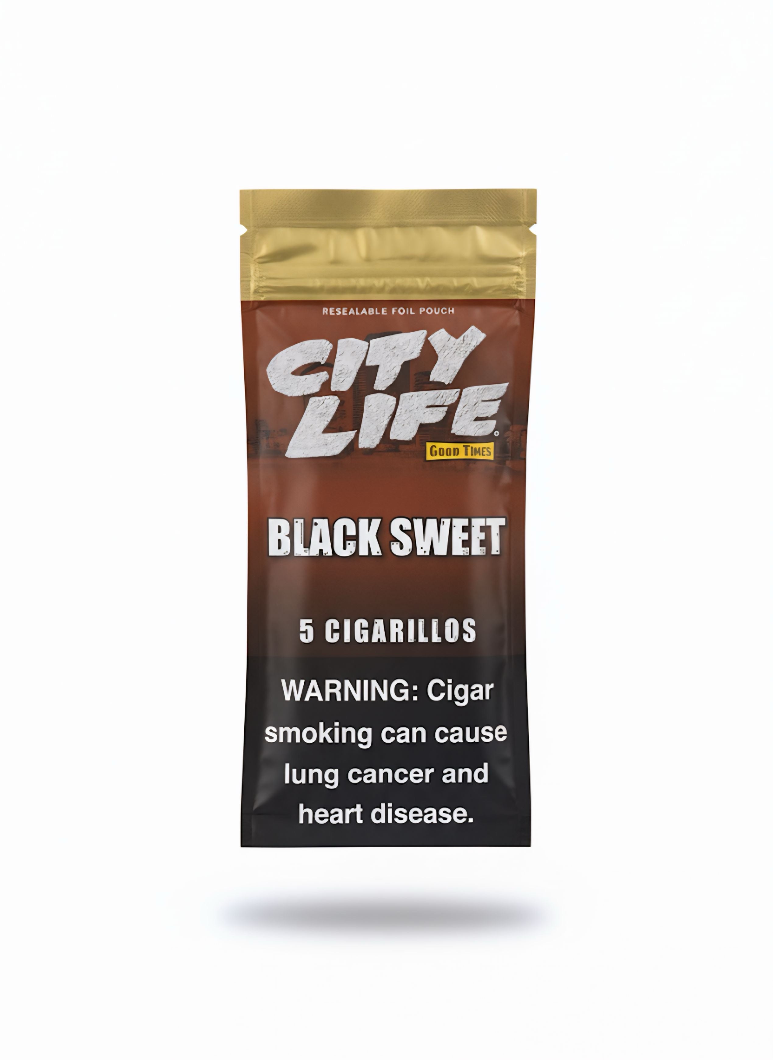 City Life Cigar Black Sweet 5PK