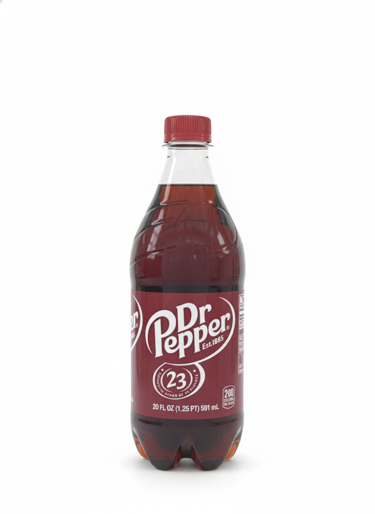 Dr Pepper Soda Pop, 20 fl oz