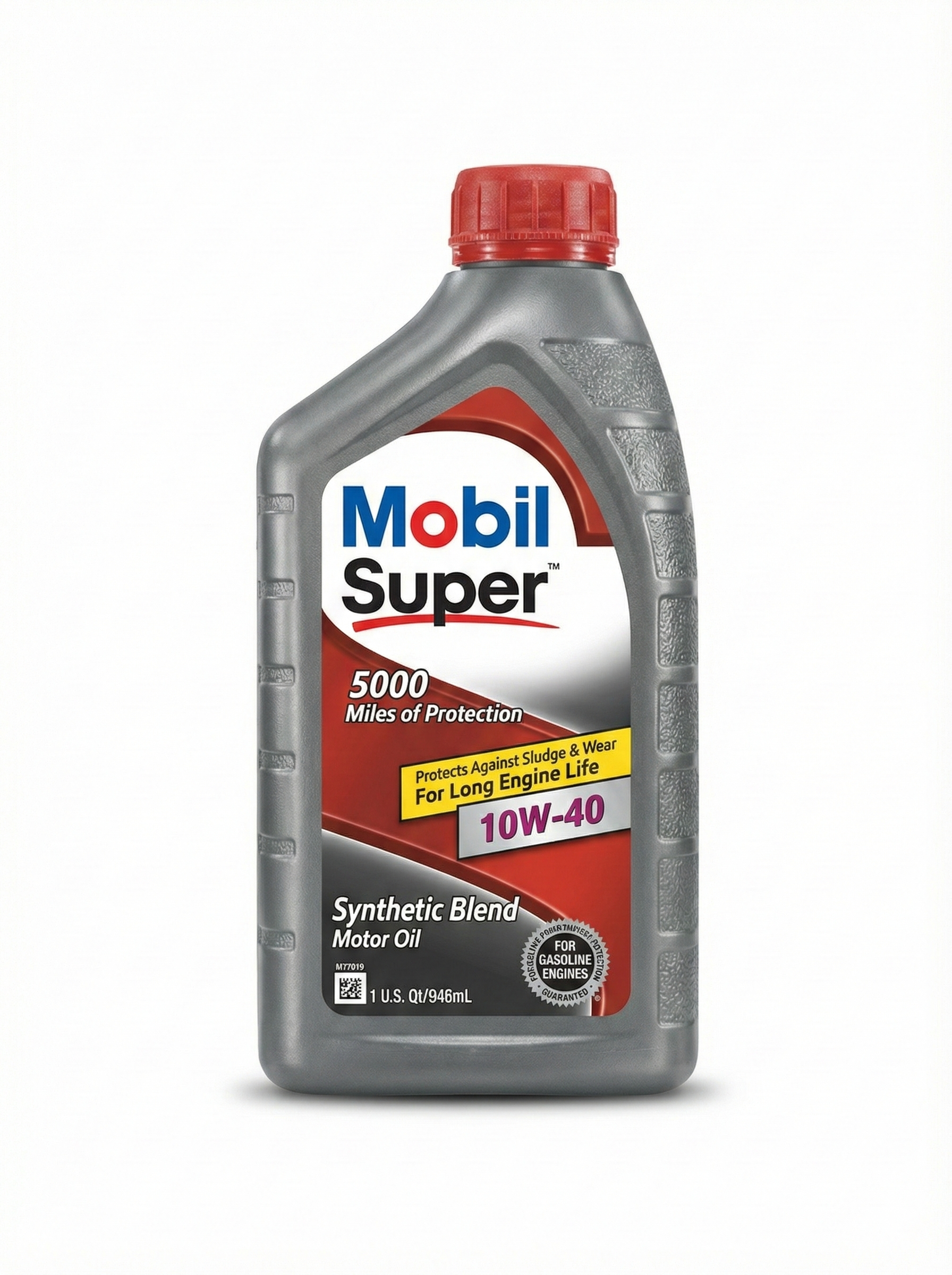 Mobil Super 5000 10W-40 Synthetic Blend Motor Oil