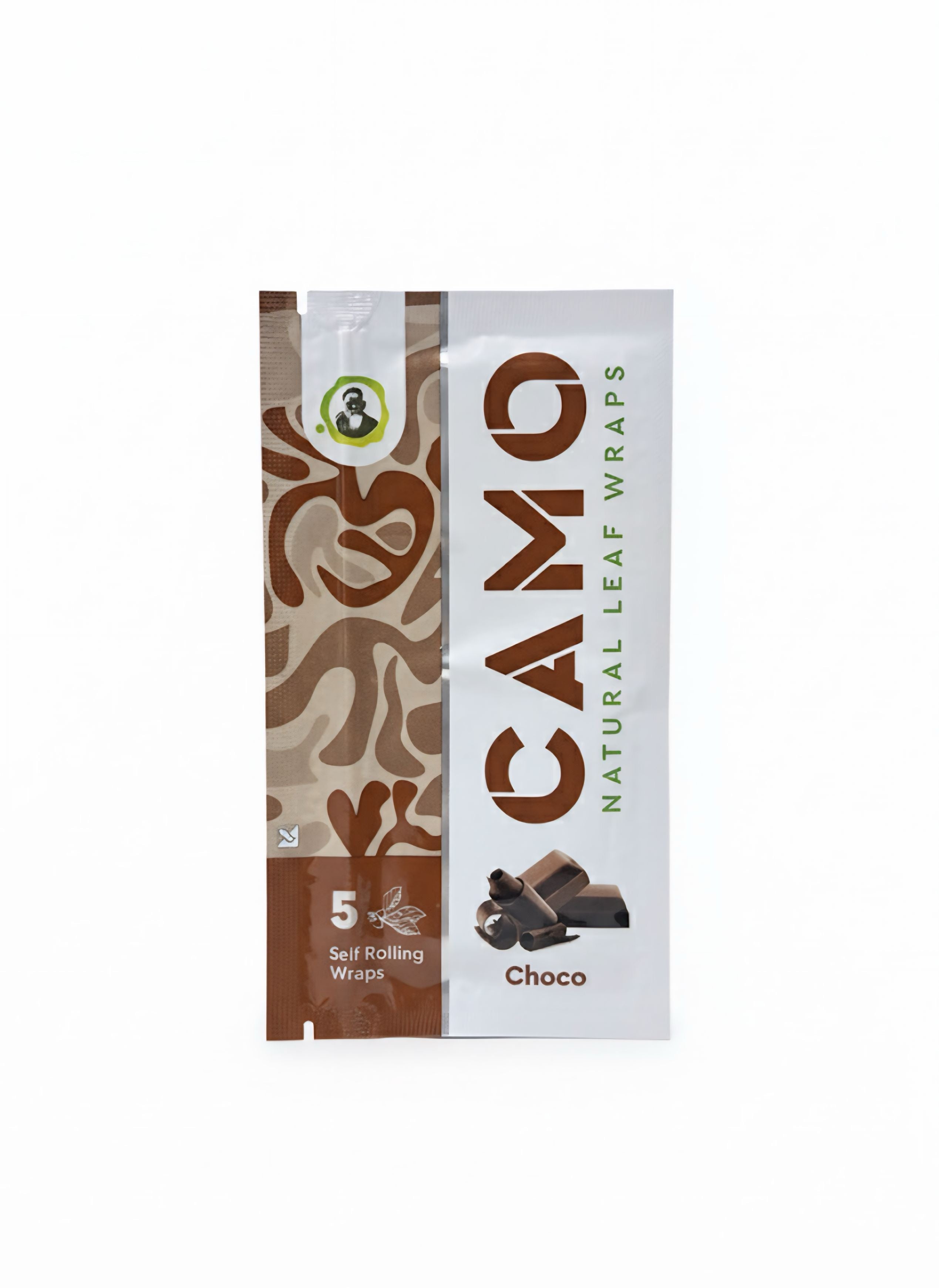 Camo Leaf Wrap Choco 5PK