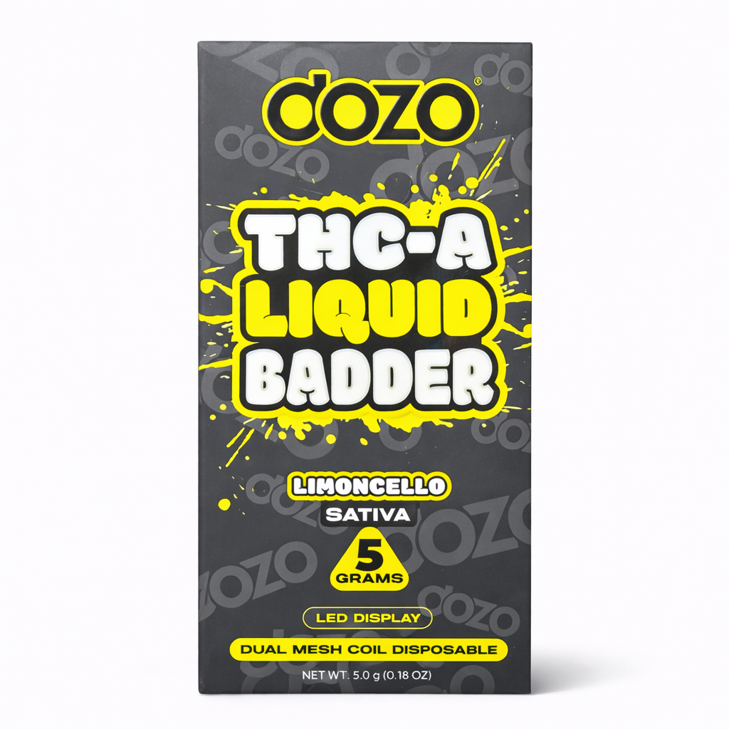 Dozo Thc-a Liquid Badder Disposable 5g Lemoncello Sativa