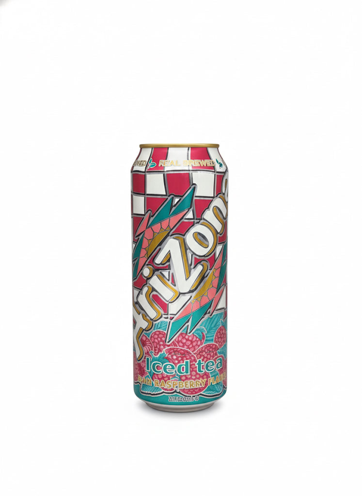 Arizona Iced Tea, Raspberry, Real Brewed, 23 fl oz