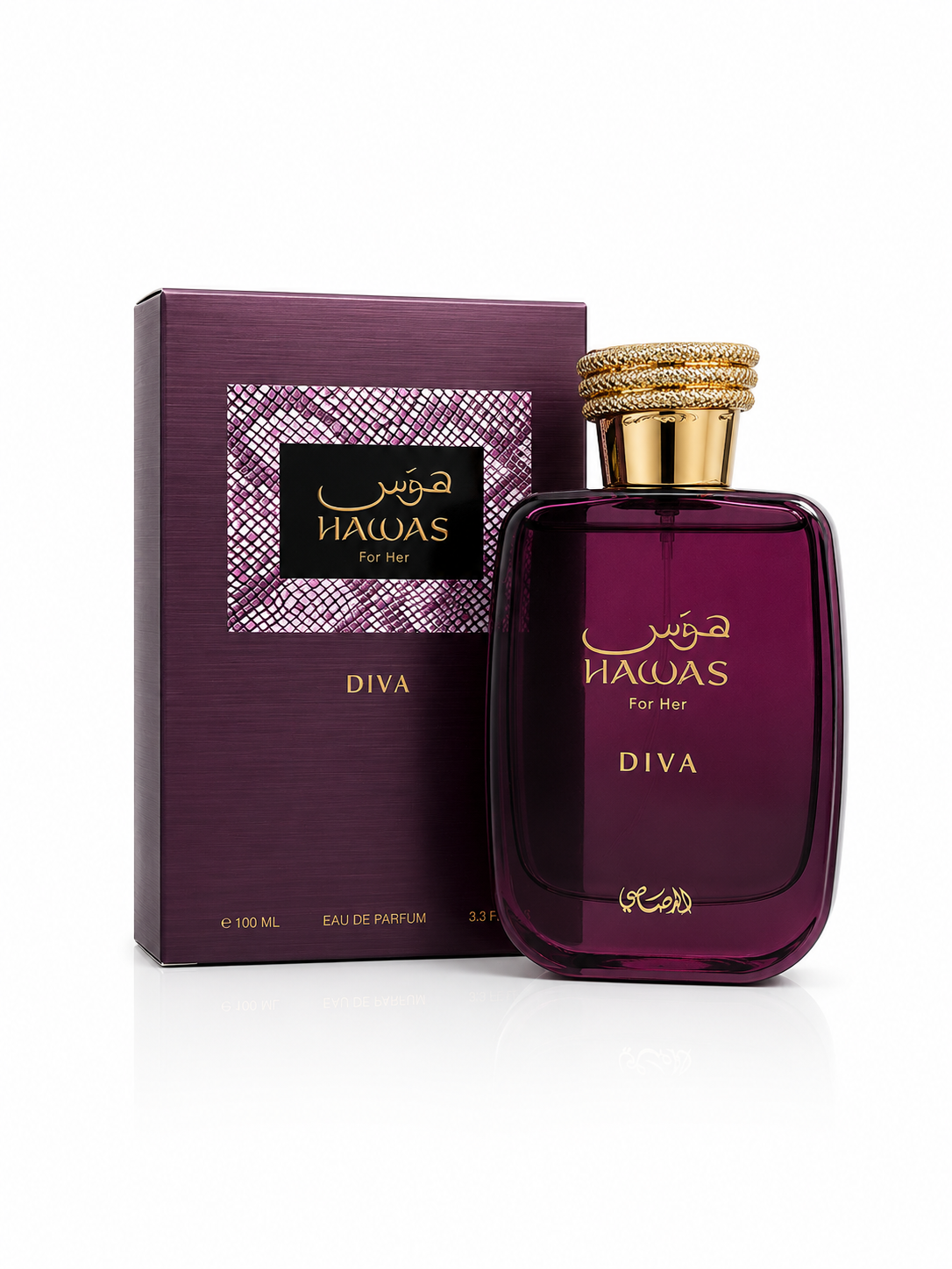 RASASI Hawas Diva Eau de Parfum For Women 3.38 Fl Oz