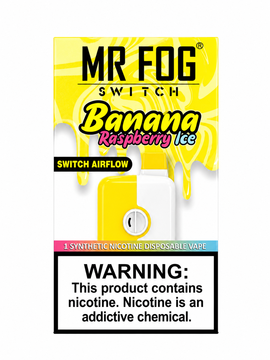 Mr Fog 5500 Banana Raspberry Ice