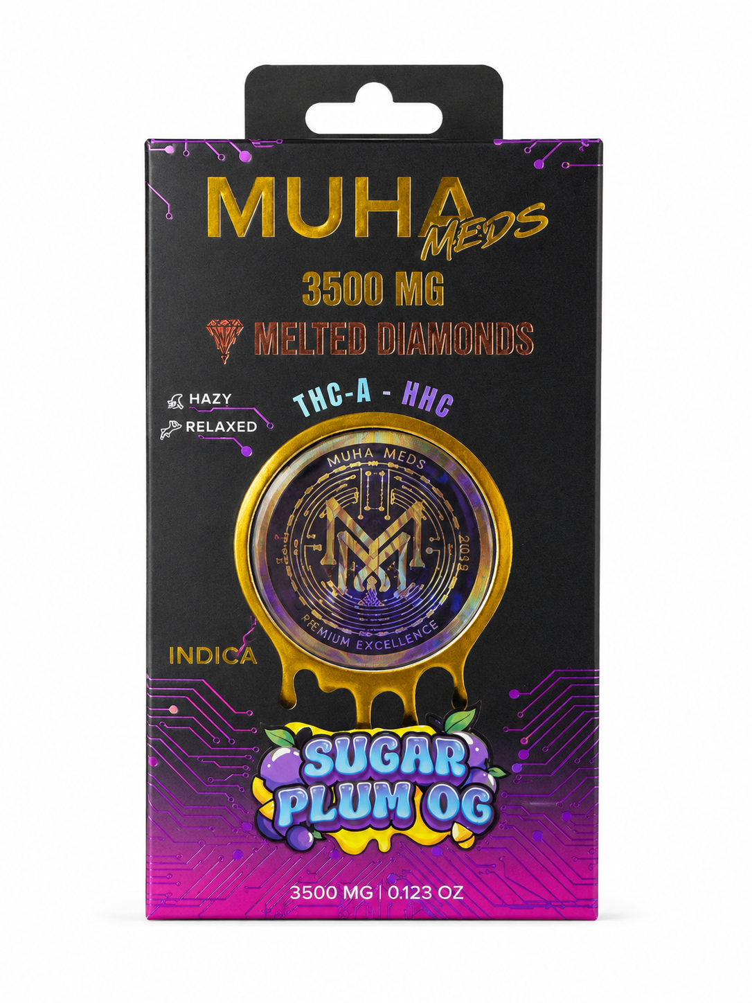 Muha Meds Suger Plum Og Indica 3.5G Disposable