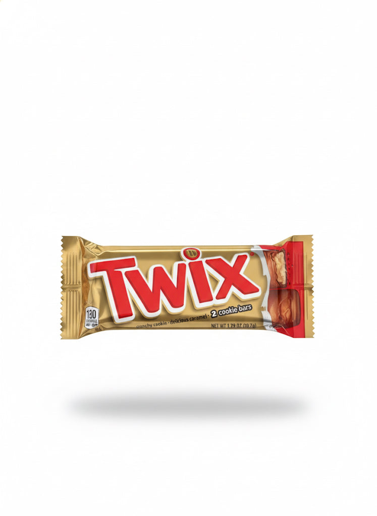 Twix Caramel Cookie Milk Chocolate Candy Bars, Full Size - 1.79 oz Pack